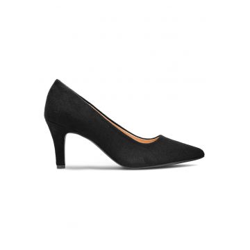 Pantofi dama -  Textil - Negru -