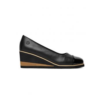 Pantofi dama -  textil - negru