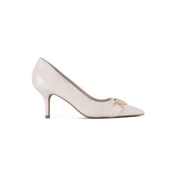 Pantofi de dama  -  textil - bej
