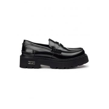 Pantofi loafers din piele Slash -