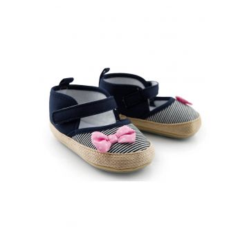 Pantofi Mary Jane cu model cu dungi -