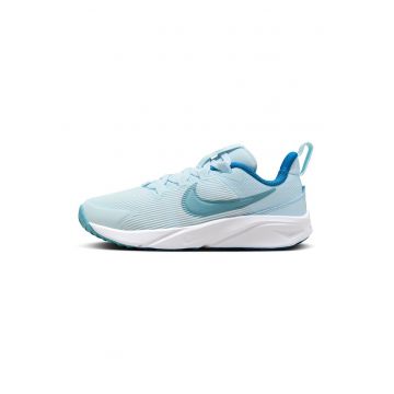 Pantofi pentru alergare Star Runner 4 - Alb optic/Albastru deschis/Albastru petrol
