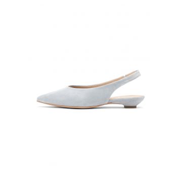 Pantofi slingback din piele intoarsa Sinead