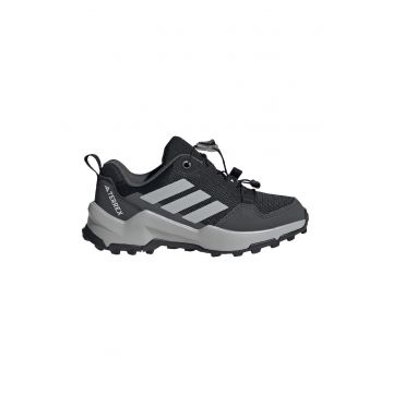 Pantofi Terrex Ax4s cu sireturi elastice pentru drumetie - Negru/Alb murdar/Gri inchis