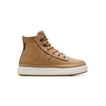 Tenisi pentru copii  Chuck Taylor All Star Waterproof A08556C - piele - maro