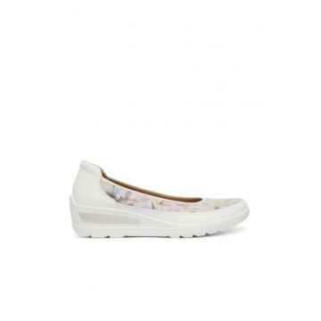 Balerini dama -  multicolor - piele naturala