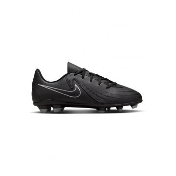 Ghete fotbal copii  Jr. Phantom GX 2 Club - negru - antiderapante - sintetic