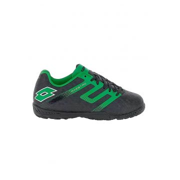 Ghete fotbal  MAESTRO 700 V TF JR - pentru gazon artificial - piele ecologica - negru verde