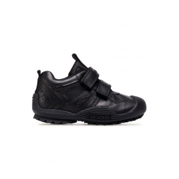 Ghete si bocanci sport copii  206976987 - Piele ecologica/Piele naturala - Negru