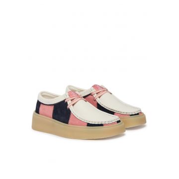 Mocasini  din piele naturala pentru dama - Multicolor