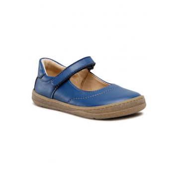Pantofi copii -  piele naturala - albastru - velcro