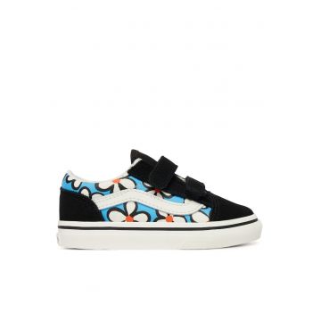 Pantofi copii -  tenisi - piele naturala - albastru - velcro