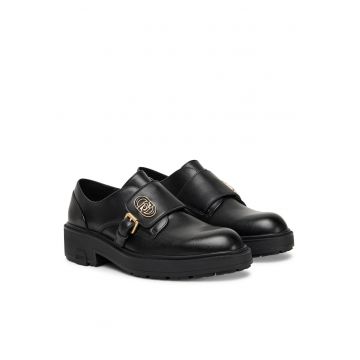 Pantofi dama 01 SF5025 P01 -  Piele naturala - Negru