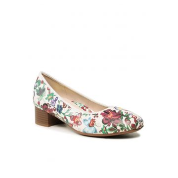 Pantofi dama -  302066056 - Multicolor - Piele naturala -