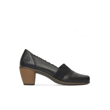 Pantofi dama  40911-00 - piele naturala - negru