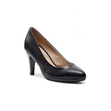 Pantofi dama  9-22414-42 - piele naturala - negru - Negru