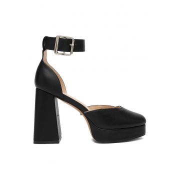 Pantofi dama -  Sintetic - Negru -