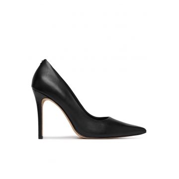 Pantofi  din piele naturală - Negru