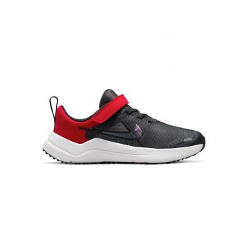Pantofi din plasa cu garnituri din piele ecologica pentru alergare Downshifter 12 - Gri