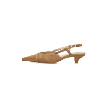 Pantofi slingback cu varf ascutit