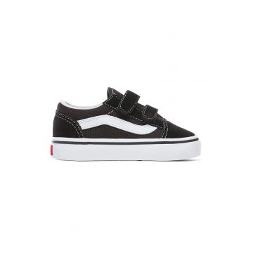 Tenisi cu inchidere velcro Old Skool - Alb/Negru