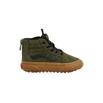 Tenisi cu profil mediu din piele intoarsa Mte Sk8-Hi Zip Tod