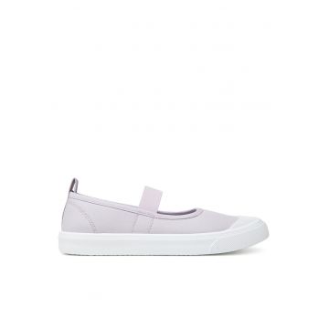 Balerini copii -  fete - lila - material textil