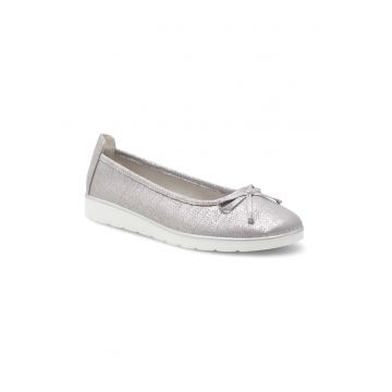 Balerini dama -  317586 - Piele ecologica - Argintiu