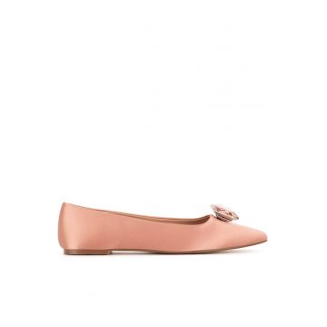 Balerini dama -  textil - roz