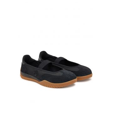 Balerini -  Piele naturala - Negru A16251C - Negru