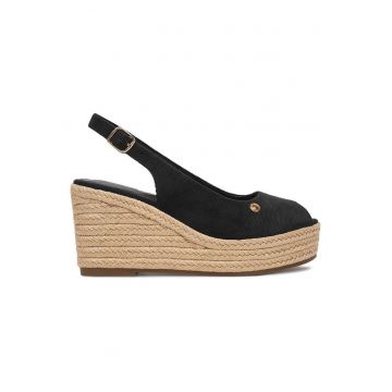 Espadrile dama -  espadrile - textil - Negru/Bleumarin
