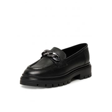 Mocasini copii -  piele naturala - negru