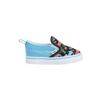Pantoffi sport slip-on cu detalii fosforescente