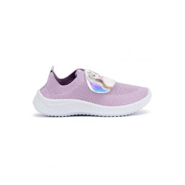 Pantofi copii -  adidasi - velcro - violet - textil -