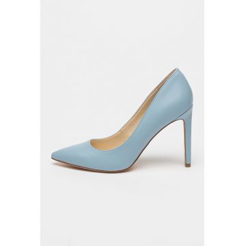 Pantofi cu varf ascutit si toc stiletto Tatiana - Albastru deschis