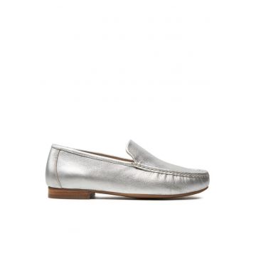 Pantofi dama  303784287 - Piele naturala - Argintiu