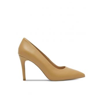 Pantofi dama -  490449 - Piele naturala - Bej