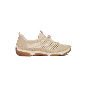 Pantofi dama -  bej - piele ecologica - piele naturala -