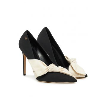 Pantofi dama -  negru/alb -