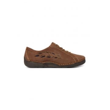 Pantofi dama  piele naturala - maro