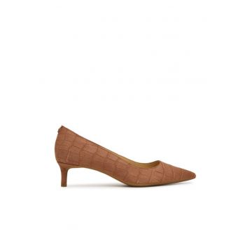 Pantofi dama  piele naturala - Maro
