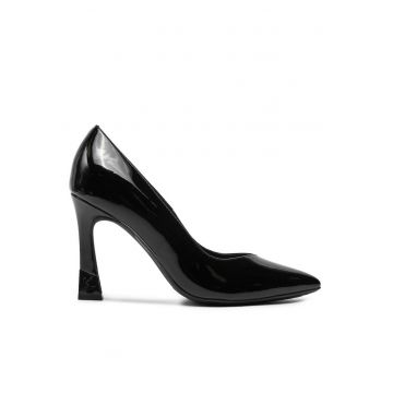 Pantofi dama -  piele naturala - negru -