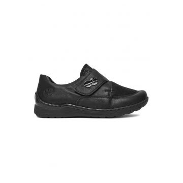 Pantofi dama -  Textil - Negru -