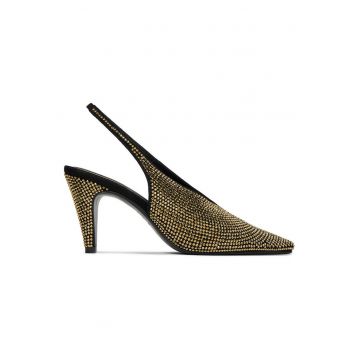 Pantofi dama -  toc ascutit - Negru