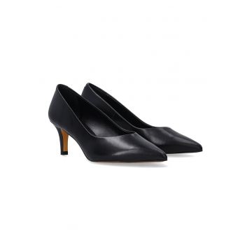 Pantofi din piele cu toc clasic
