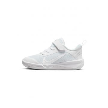 Pantofi Omni Multi-Court cu inchidere velcro pentru tenis - Alb optic