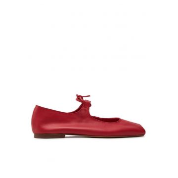 Balerini  304009648 - Piele naturala - Rosu - Rosu