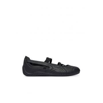 Balerini dama 406144 -  piele naturala - negru