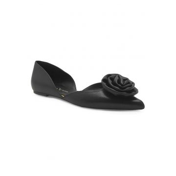 Balerini dama -  piele naturala - negru -