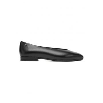 Balerini dama -  piele naturala - negru -